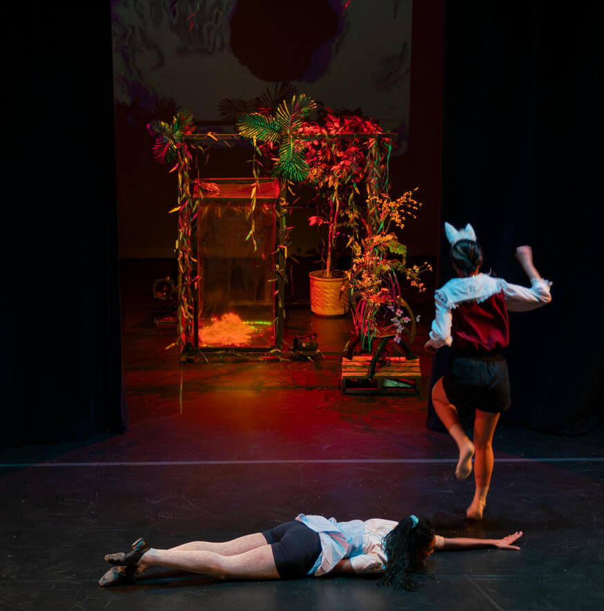 Alice (Kara Roseborough) Rabbit (Ginny Jian)