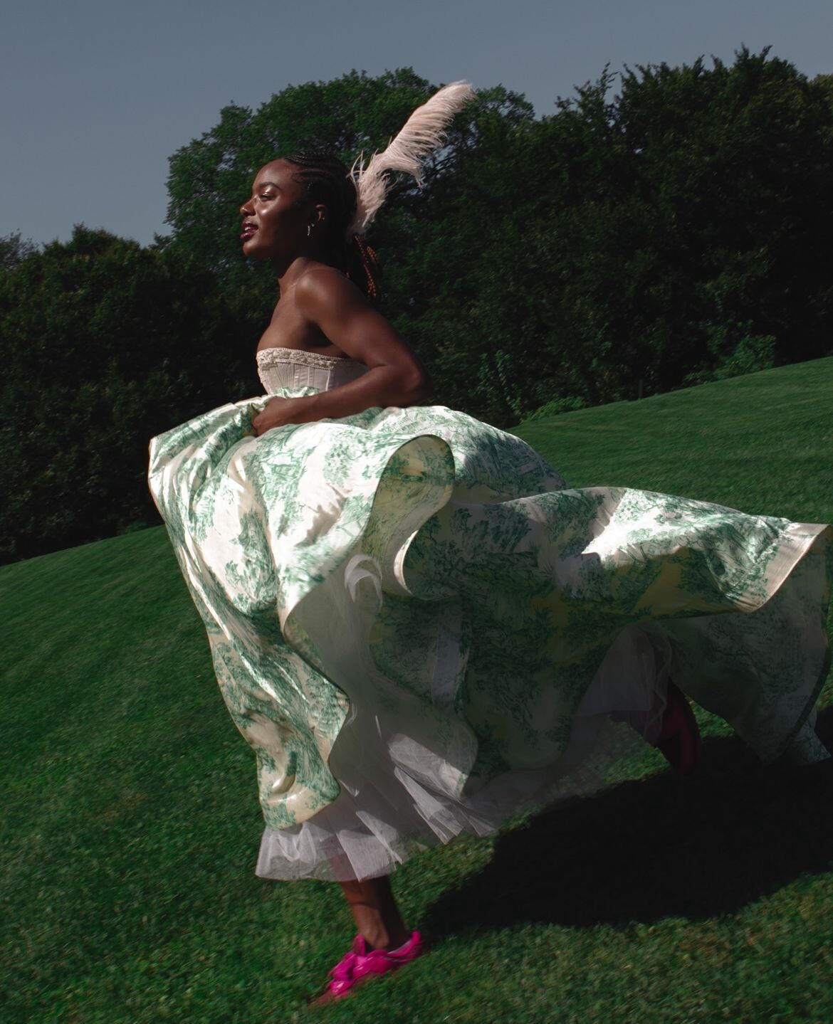 Maya Boyd Photographed by Korrin Derring, Skirt made by Dana Gray