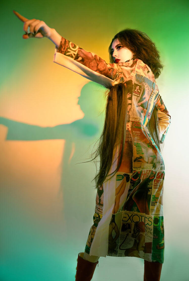 PORNO DRESS: Model: Jill Pierangeli, Photographer: SinYu Deng