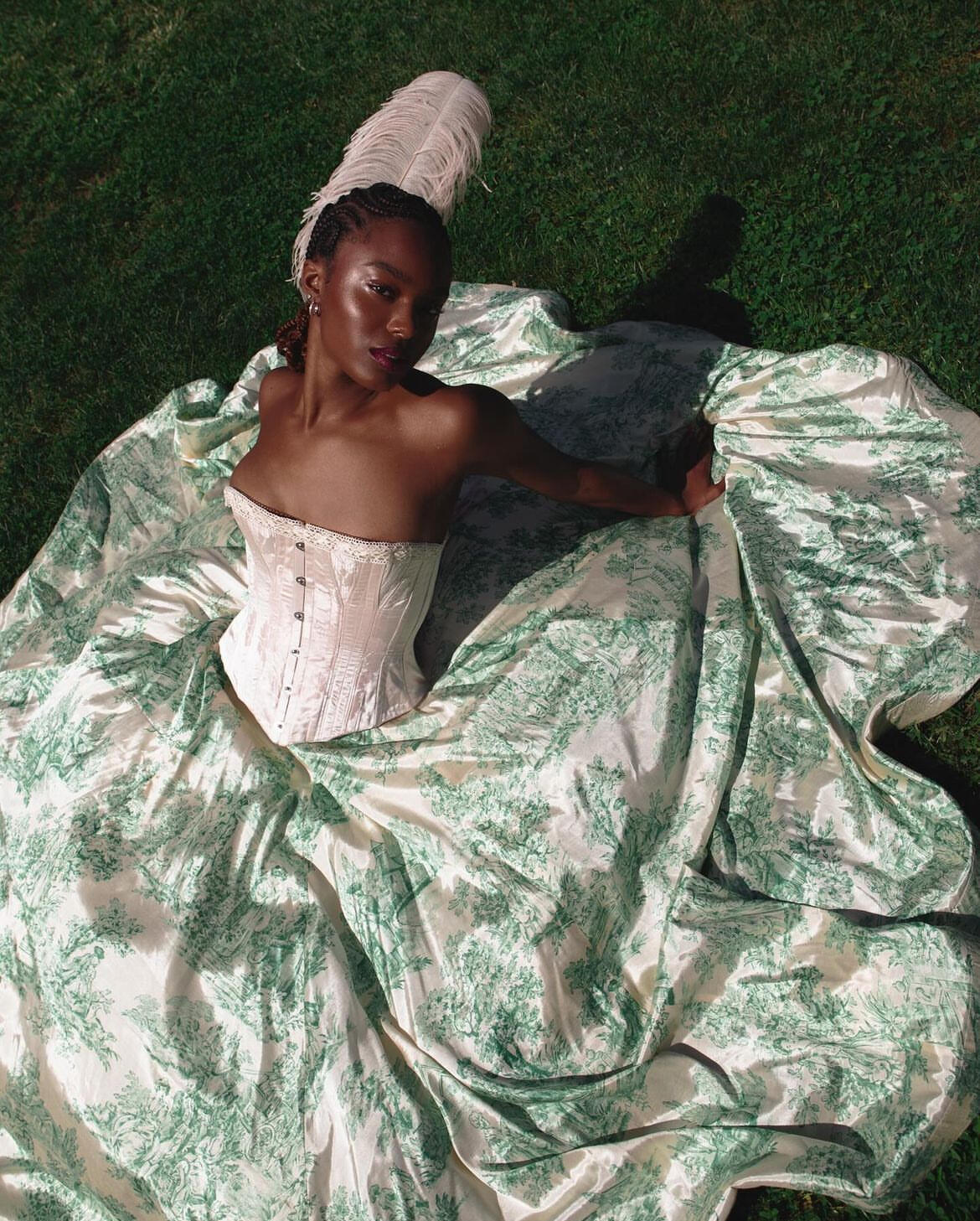 Maya Boyd Photographed by Korrin Derring, Skirt made by Dana Gray