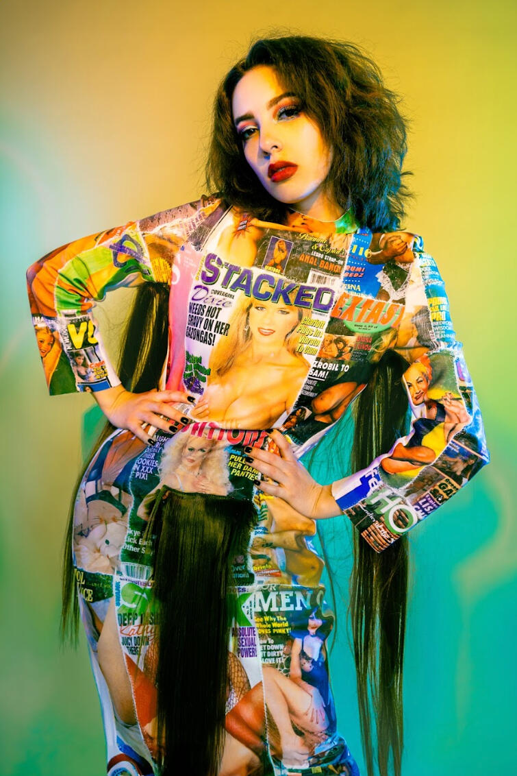 PORNO DRESS: Model: Jill Pierangeli, Photographer: SinYu Deng